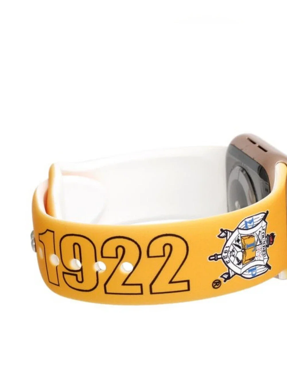 SGRHO Sorority Yellow Blue 1922 Watch Band Strap